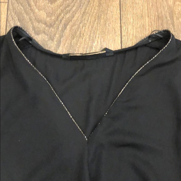 Zara Basic Black Shirt Size US S - Picture 3 of 6